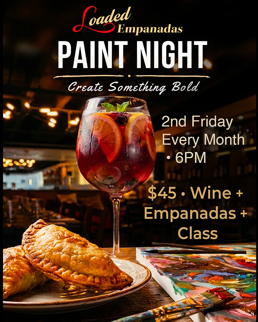 Paint Night at Loaded Empanadas in Summerlin